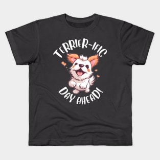 Terrier-ific day ahead! Kids T-Shirt